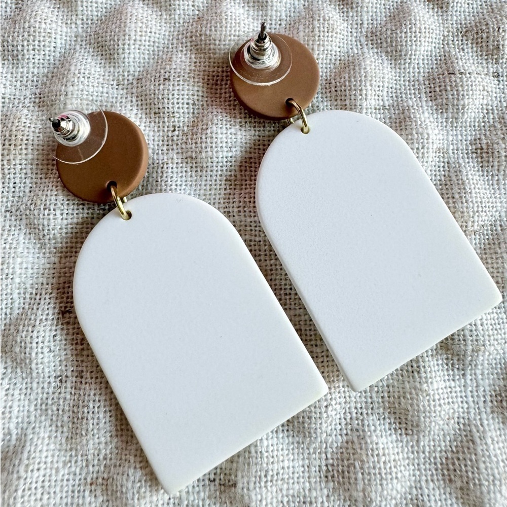 New Fall Thanksgiving Pumpkin Pie, Spice Latte, Cinnamon Roll, Leaf Earrings - Picture 5 of 5